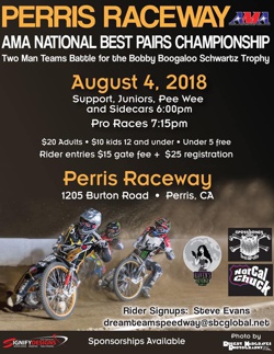 2018 Perris Speedway Summer Flyer