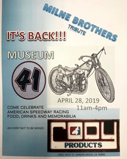Cody Racing Poster April 28, 2019