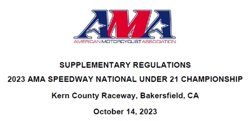 2023 AMA Speedway