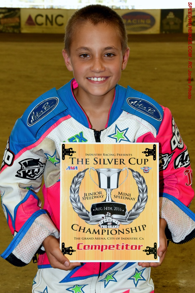 Alex Martin California Youth Speedway Rider 